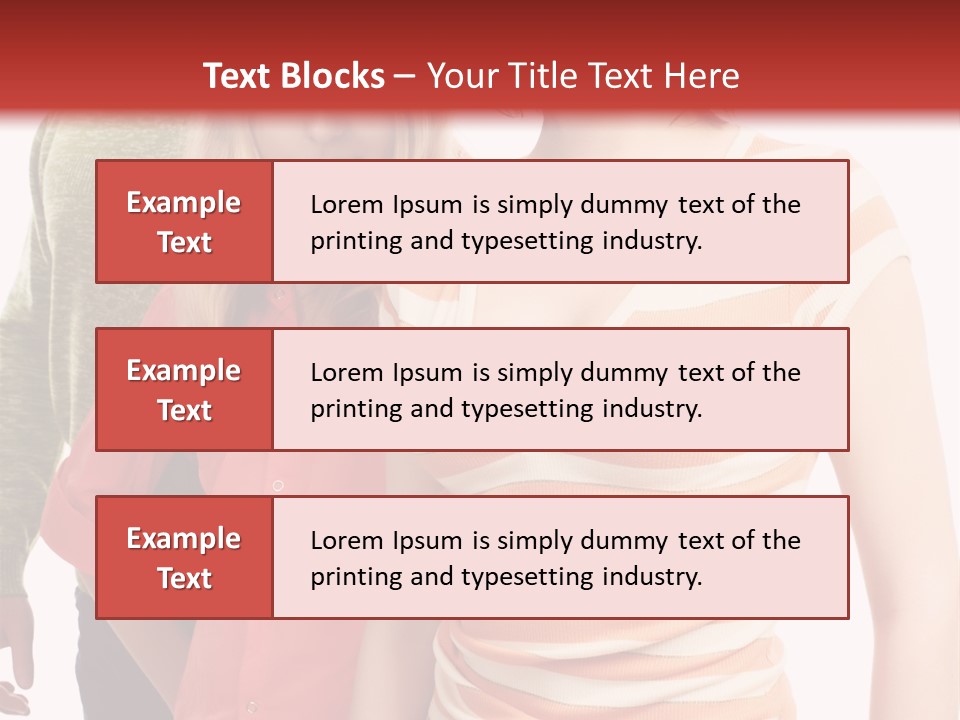 A Group Of People Standing Next To Each Other PowerPoint Template