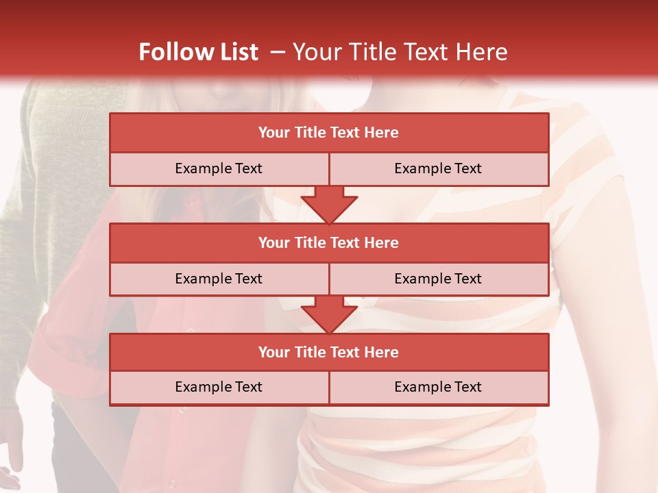 A Group Of People Standing Next To Each Other PowerPoint Template