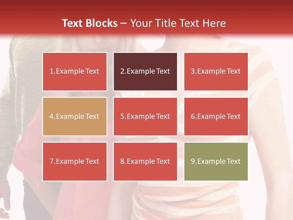 A Group Of People Standing Next To Each Other PowerPoint Template