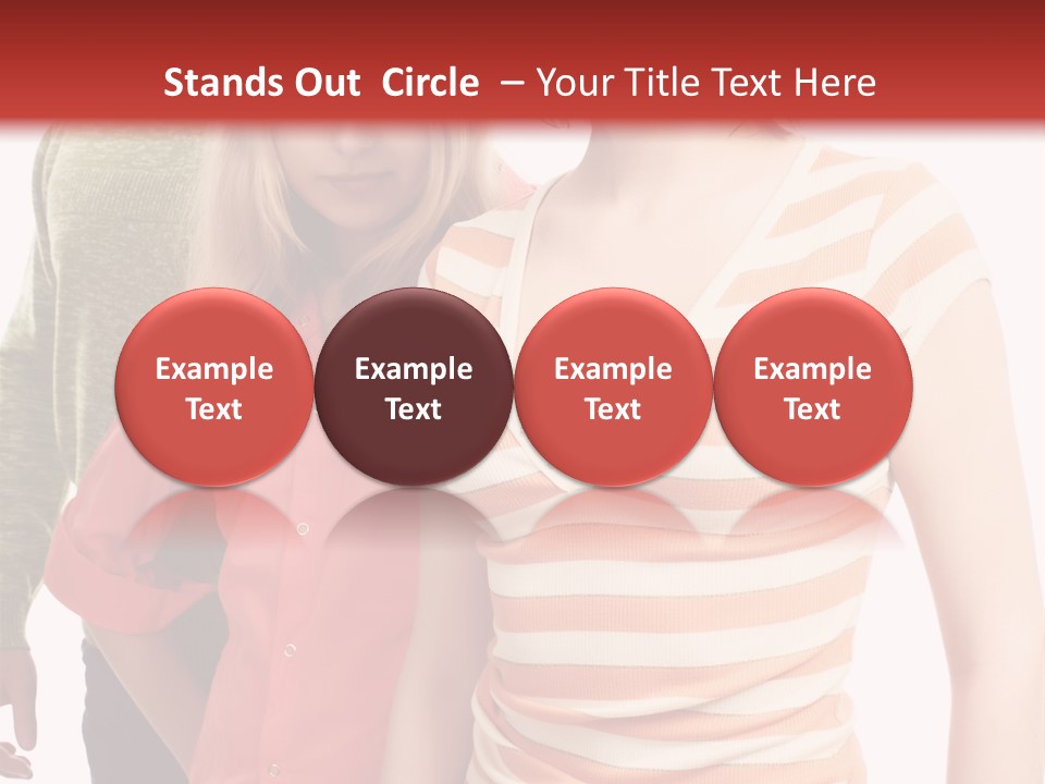 A Group Of People Standing Next To Each Other PowerPoint Template