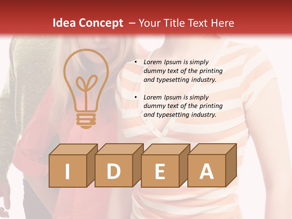 A Group Of People Standing Next To Each Other PowerPoint Template