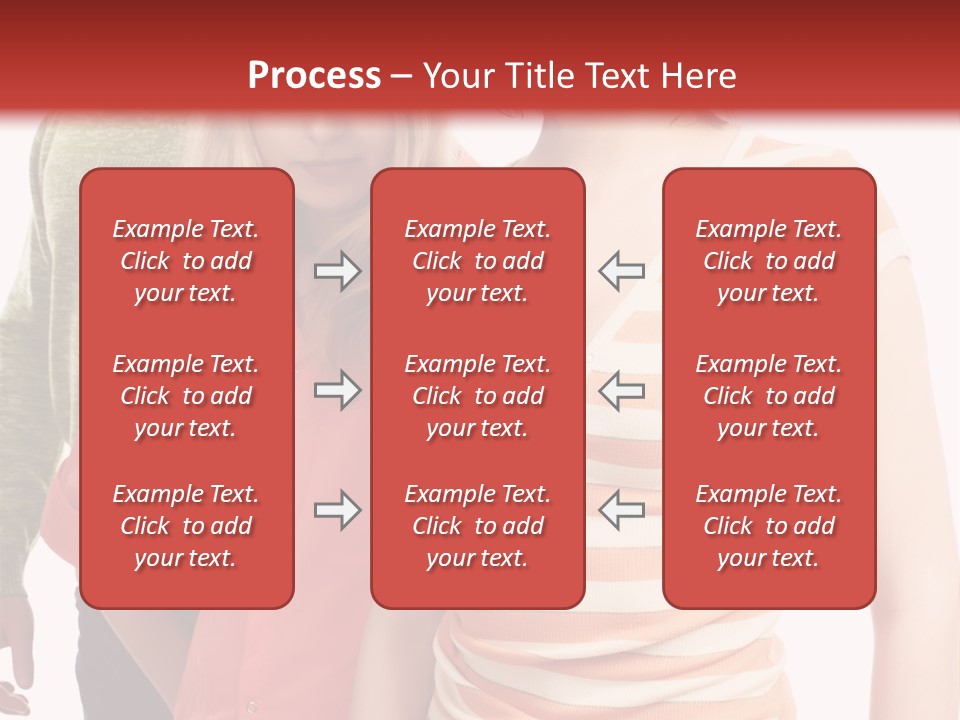 A Group Of People Standing Next To Each Other PowerPoint Template