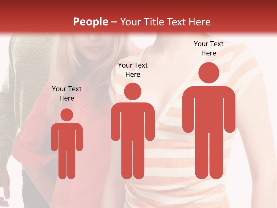 A Group Of People Standing Next To Each Other PowerPoint Template