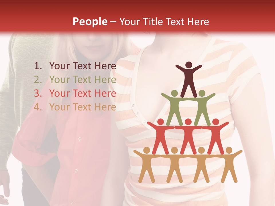 A Group Of People Standing Next To Each Other PowerPoint Template
