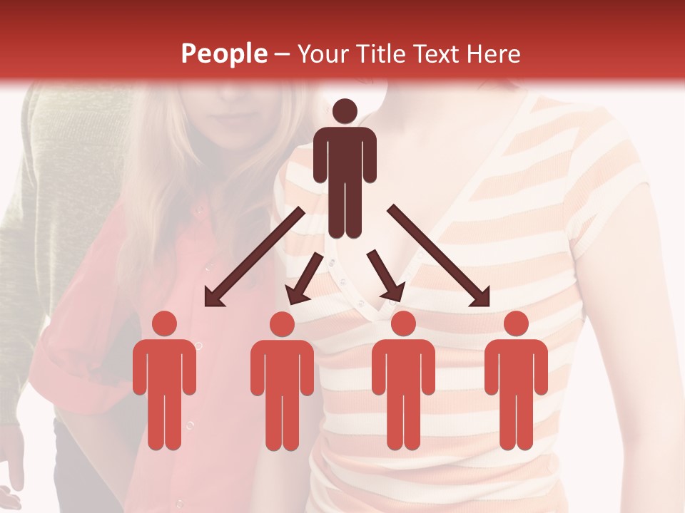 A Group Of People Standing Next To Each Other PowerPoint Template