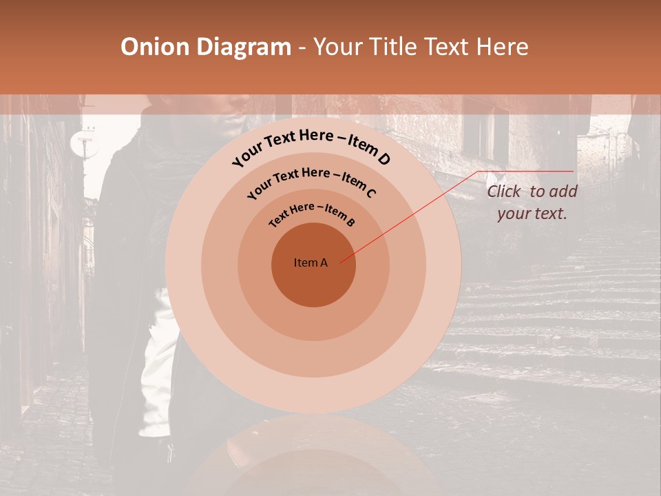 A Man Is Standing In An Alley Way PowerPoint Template