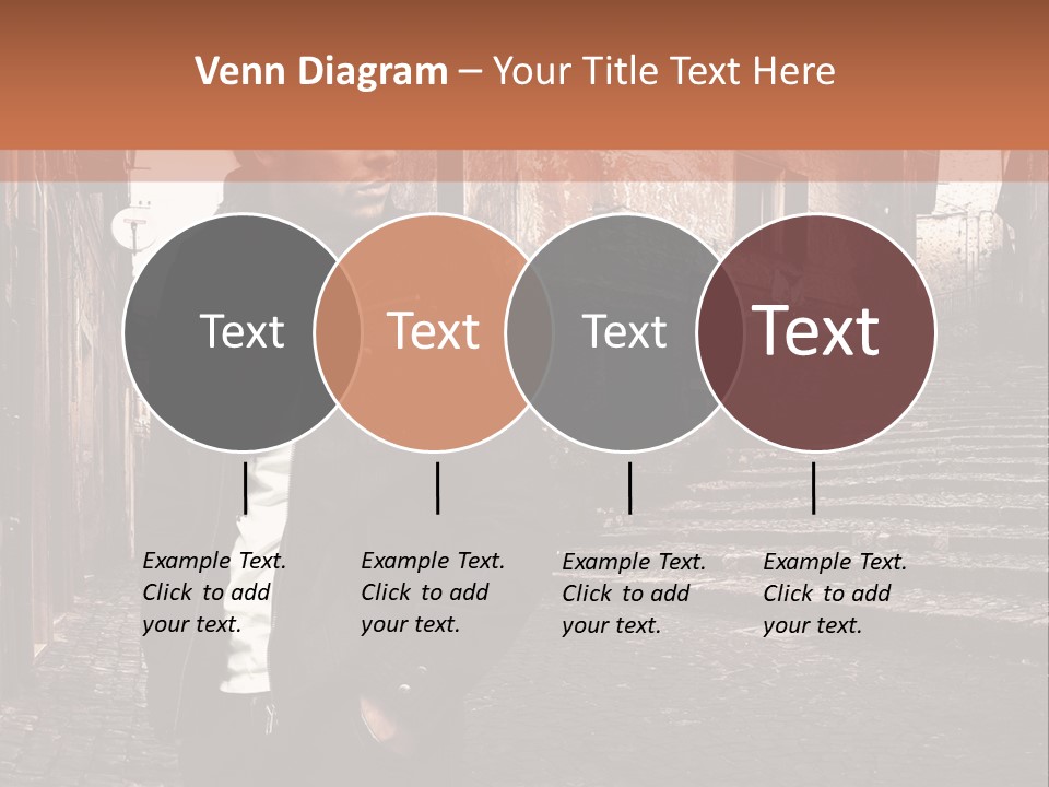 A Man Is Standing In An Alley Way PowerPoint Template