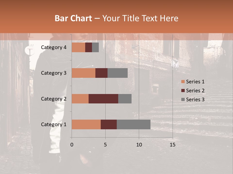 A Man Is Standing In An Alley Way PowerPoint Template