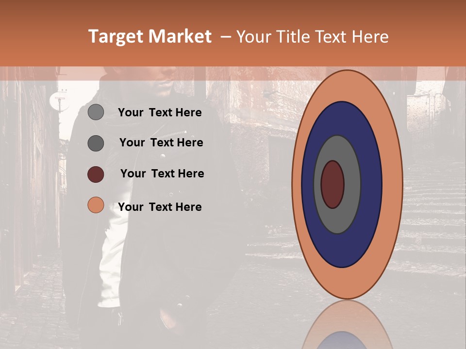 A Man Is Standing In An Alley Way PowerPoint Template