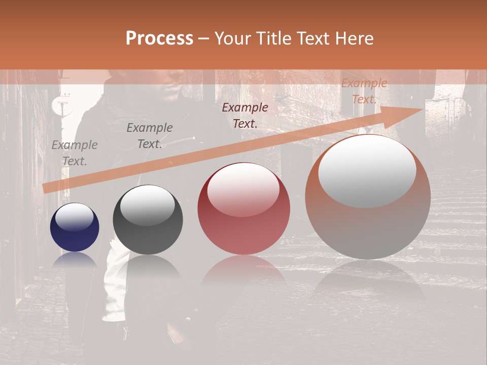 A Man Is Standing In An Alley Way PowerPoint Template