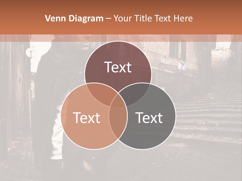 A Man Is Standing In An Alley Way PowerPoint Template