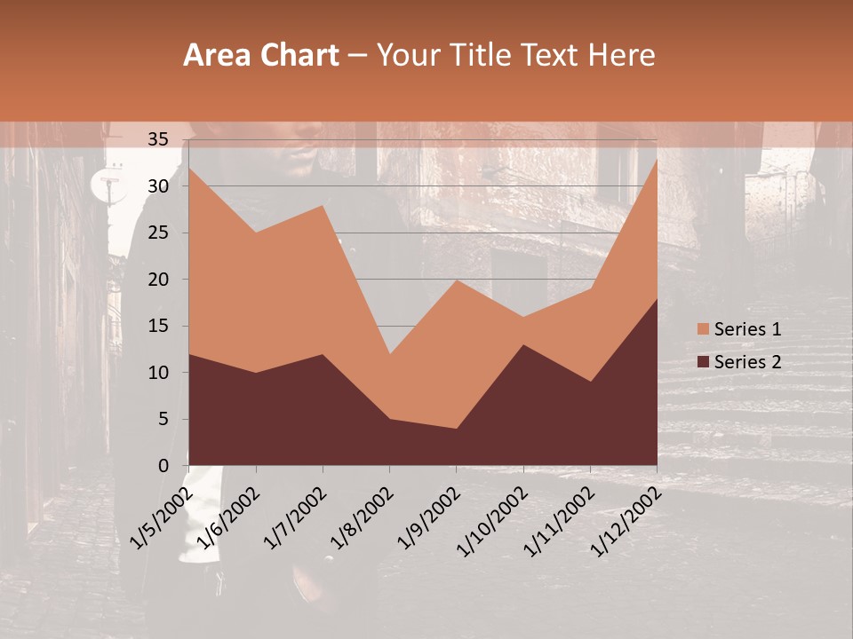 A Man Is Standing In An Alley Way PowerPoint Template