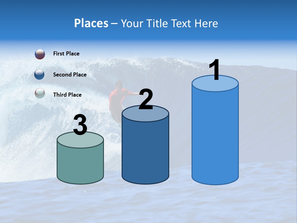 Lifestyle Sky Surfer PowerPoint Template