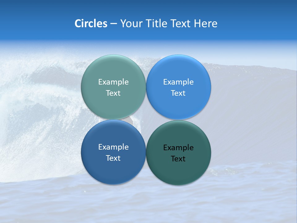 Lifestyle Sky Surfer PowerPoint Template