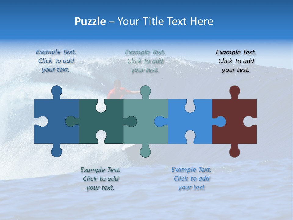 Lifestyle Sky Surfer PowerPoint Template