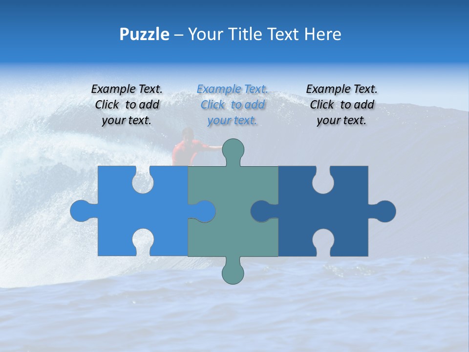 Lifestyle Sky Surfer PowerPoint Template