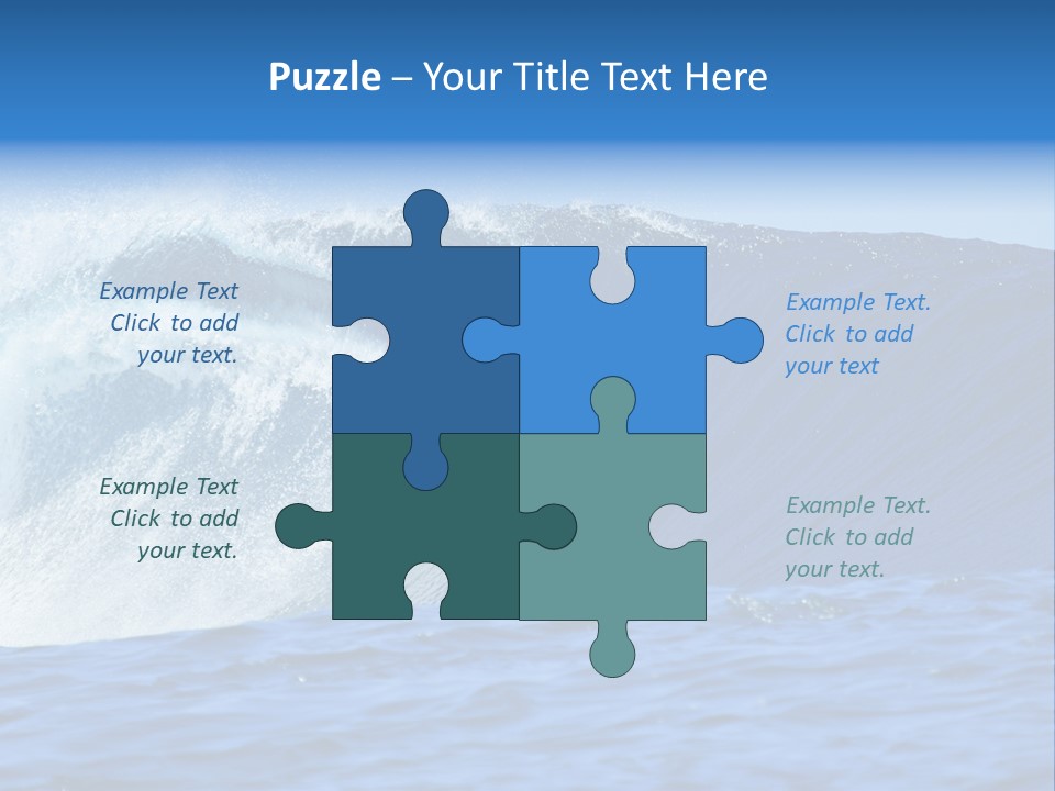 Lifestyle Sky Surfer PowerPoint Template