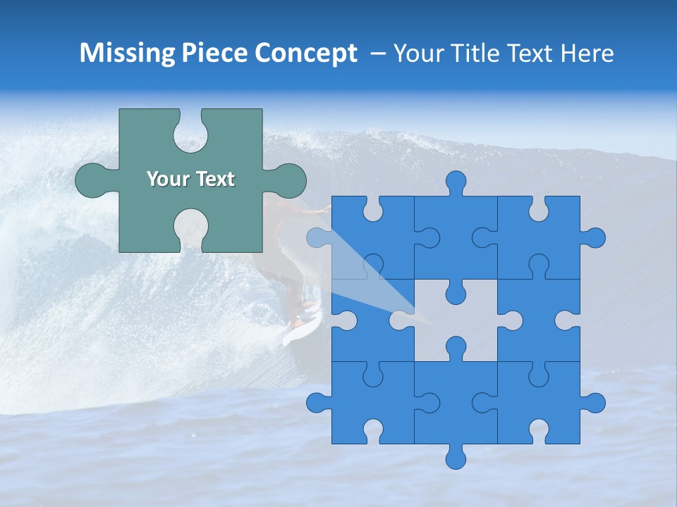 Lifestyle Sky Surfer PowerPoint Template