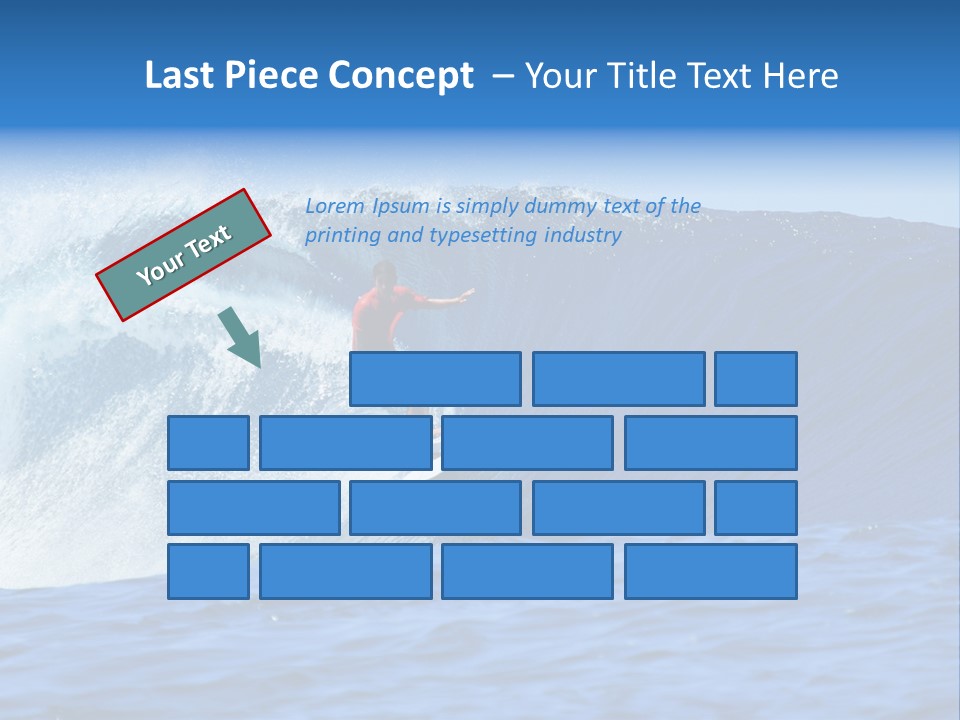 Lifestyle Sky Surfer PowerPoint Template