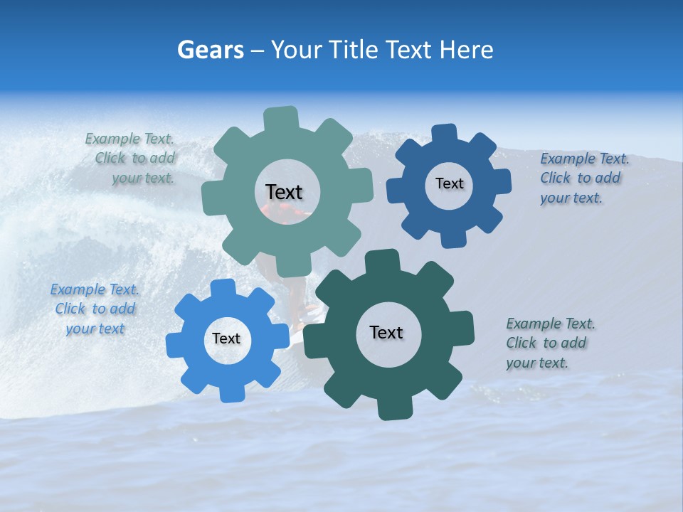 Lifestyle Sky Surfer PowerPoint Template