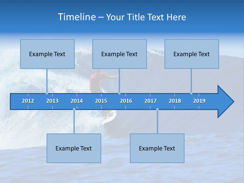 Lifestyle Sky Surfer PowerPoint Template