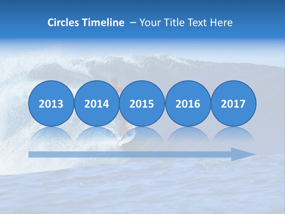 Lifestyle Sky Surfer PowerPoint Template