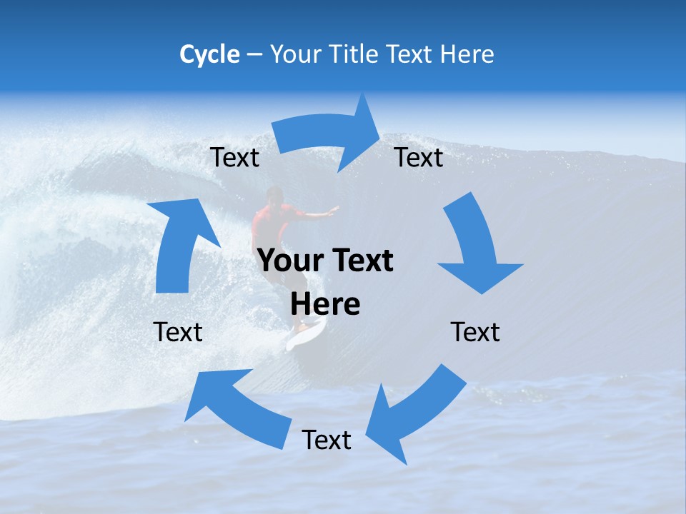 Lifestyle Sky Surfer PowerPoint Template