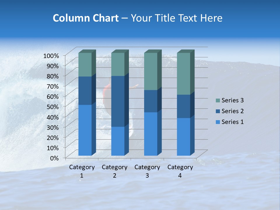 Lifestyle Sky Surfer PowerPoint Template