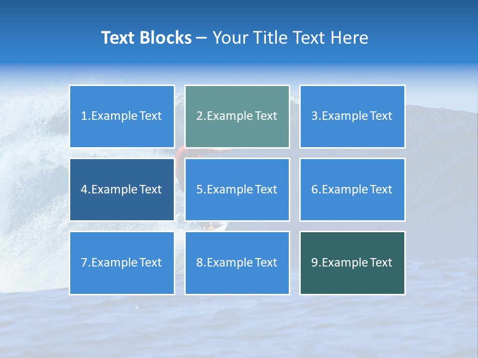 Lifestyle Sky Surfer PowerPoint Template