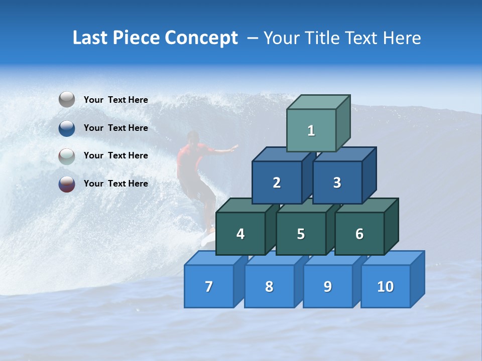 Lifestyle Sky Surfer PowerPoint Template