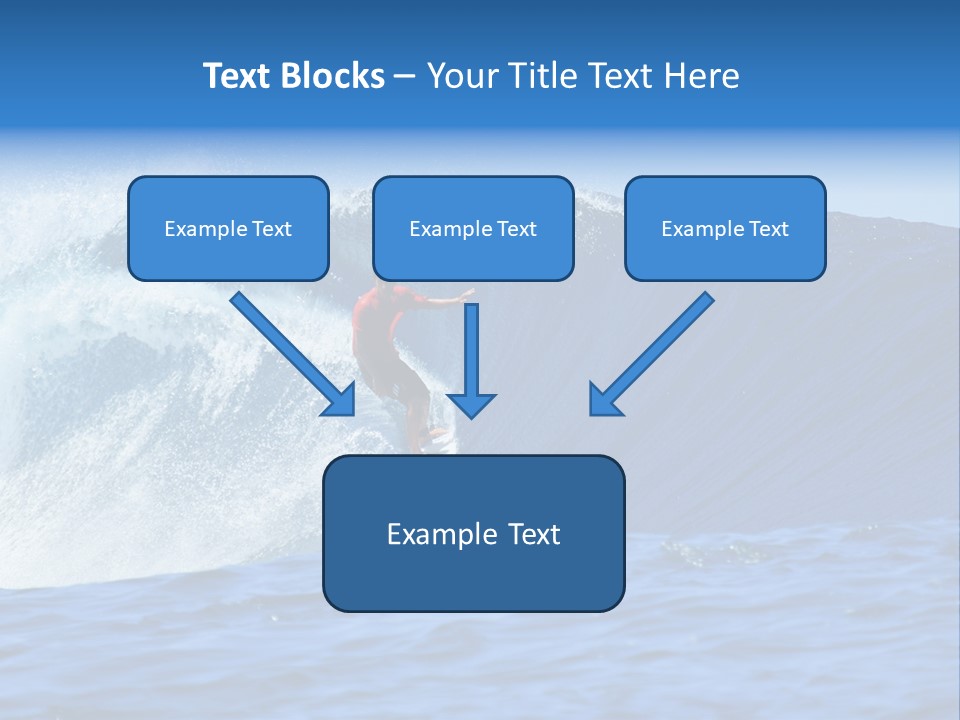 Lifestyle Sky Surfer PowerPoint Template