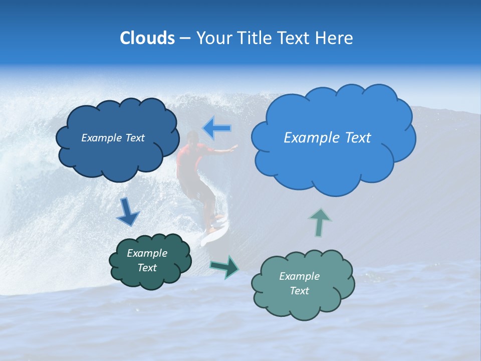 Lifestyle Sky Surfer PowerPoint Template