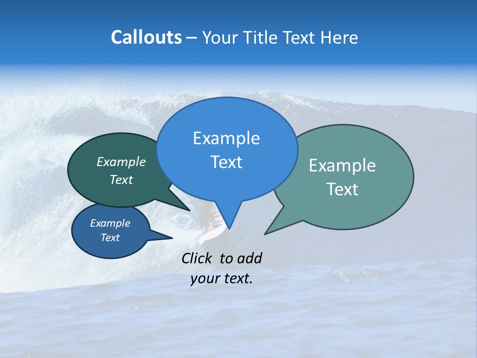Lifestyle Sky Surfer PowerPoint Template