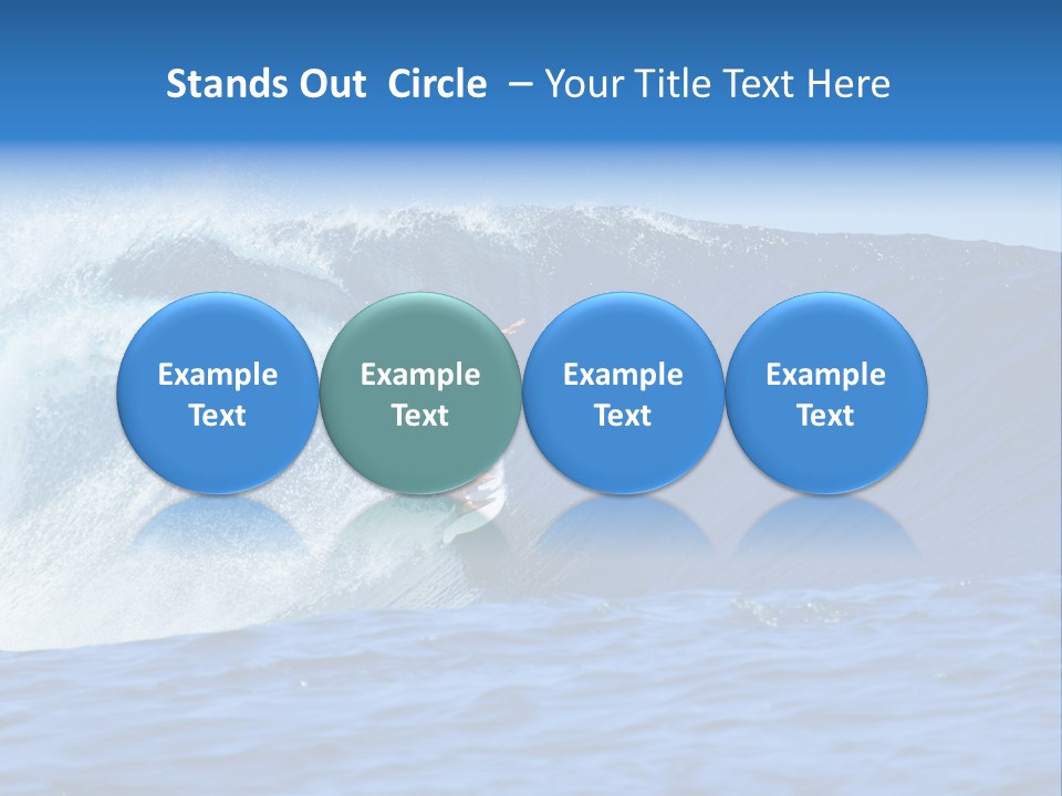 Lifestyle Sky Surfer PowerPoint Template