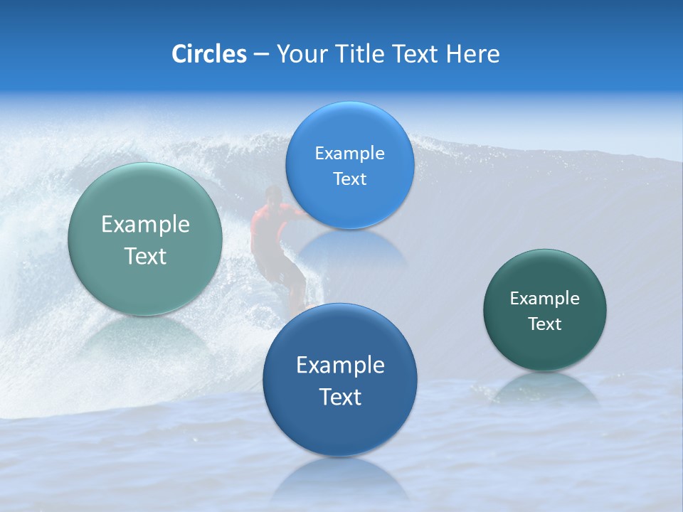 Lifestyle Sky Surfer PowerPoint Template