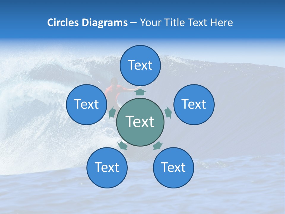 Lifestyle Sky Surfer PowerPoint Template