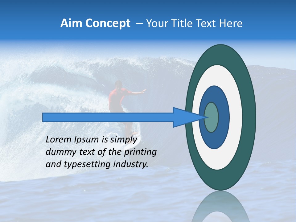 Lifestyle Sky Surfer PowerPoint Template