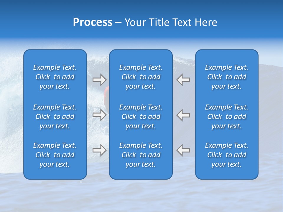 Lifestyle Sky Surfer PowerPoint Template