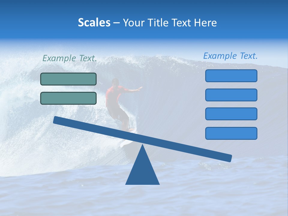 Lifestyle Sky Surfer PowerPoint Template