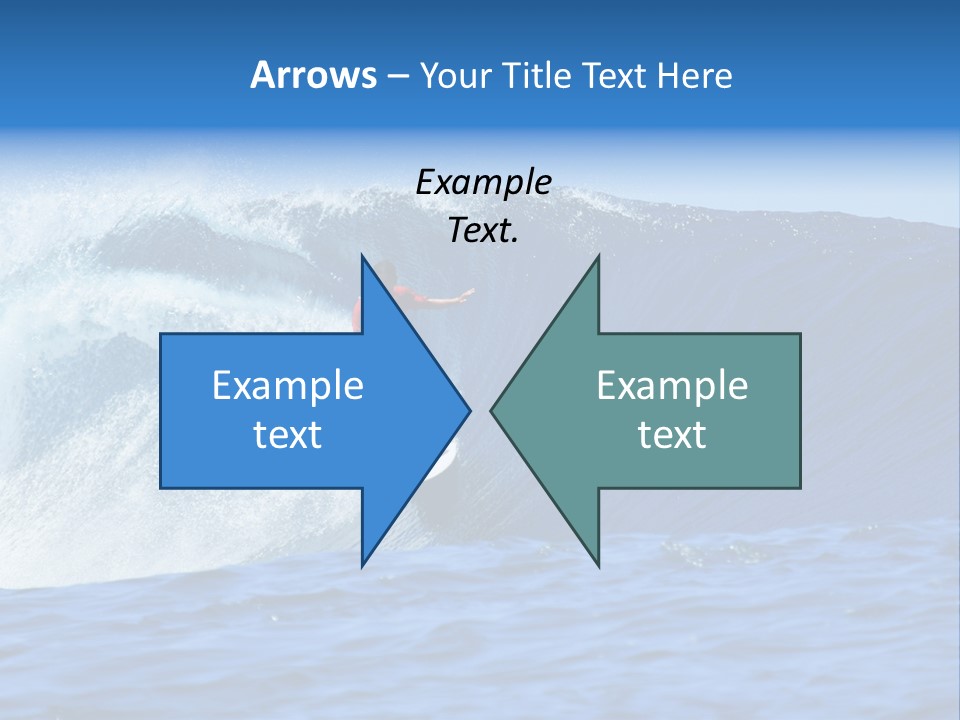 Lifestyle Sky Surfer PowerPoint Template