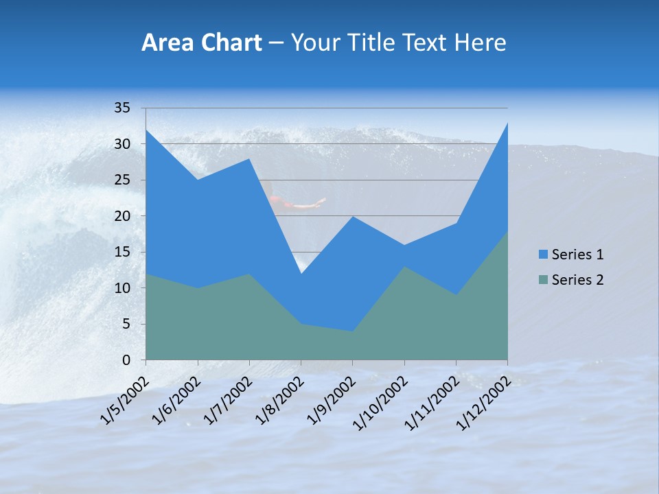Lifestyle Sky Surfer PowerPoint Template