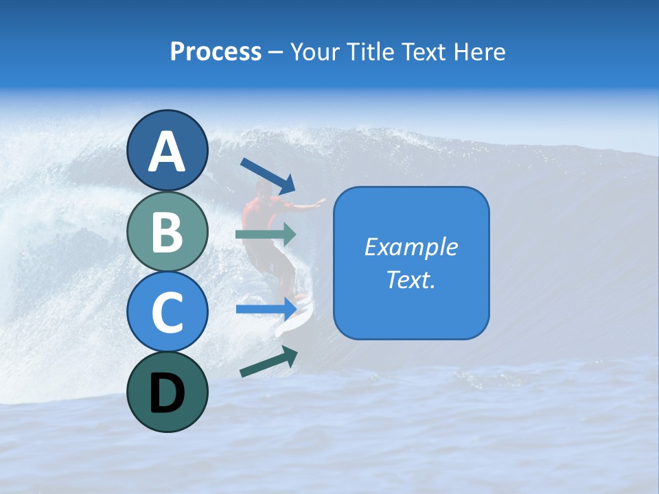 Lifestyle Sky Surfer PowerPoint Template