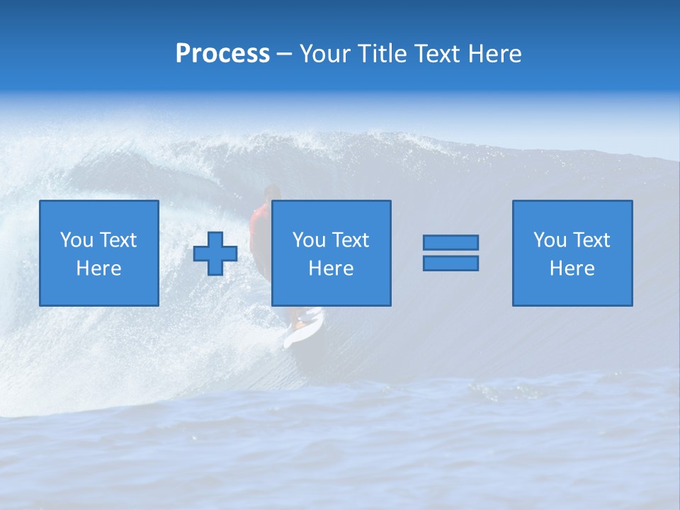 Lifestyle Sky Surfer PowerPoint Template