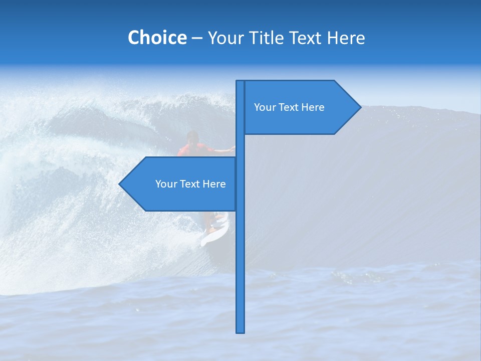 Lifestyle Sky Surfer PowerPoint Template