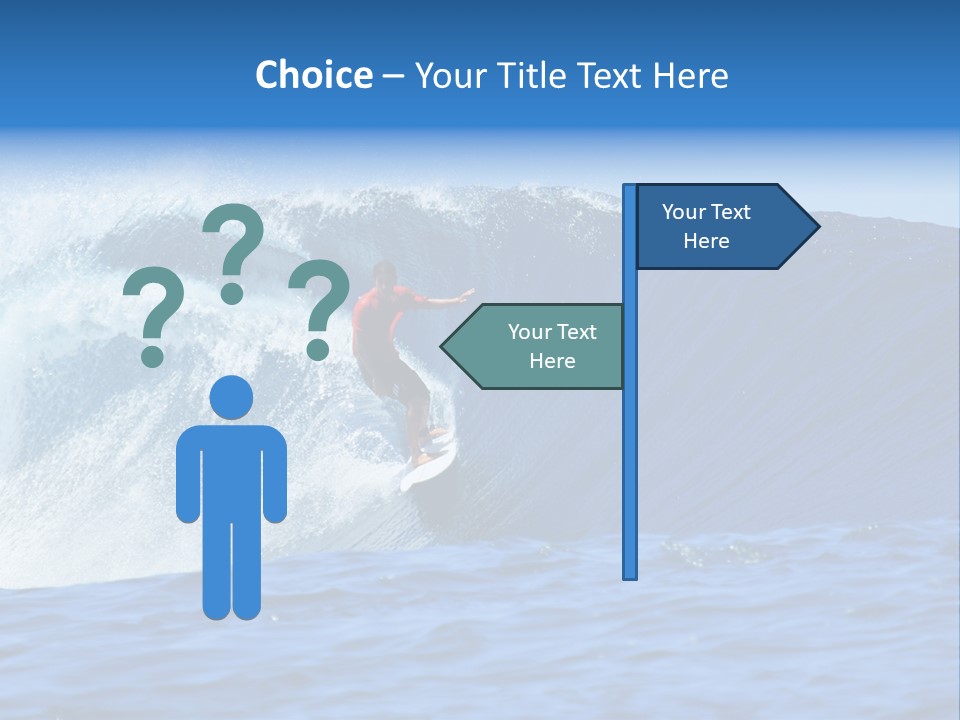 Lifestyle Sky Surfer PowerPoint Template