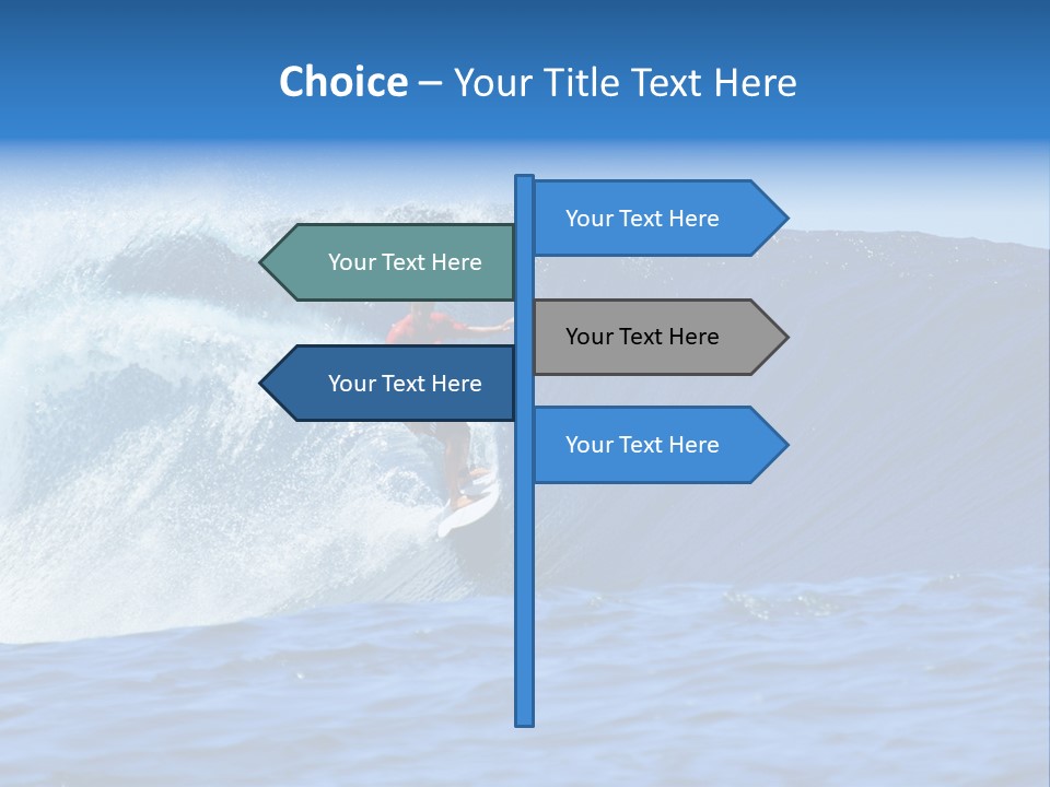Lifestyle Sky Surfer PowerPoint Template