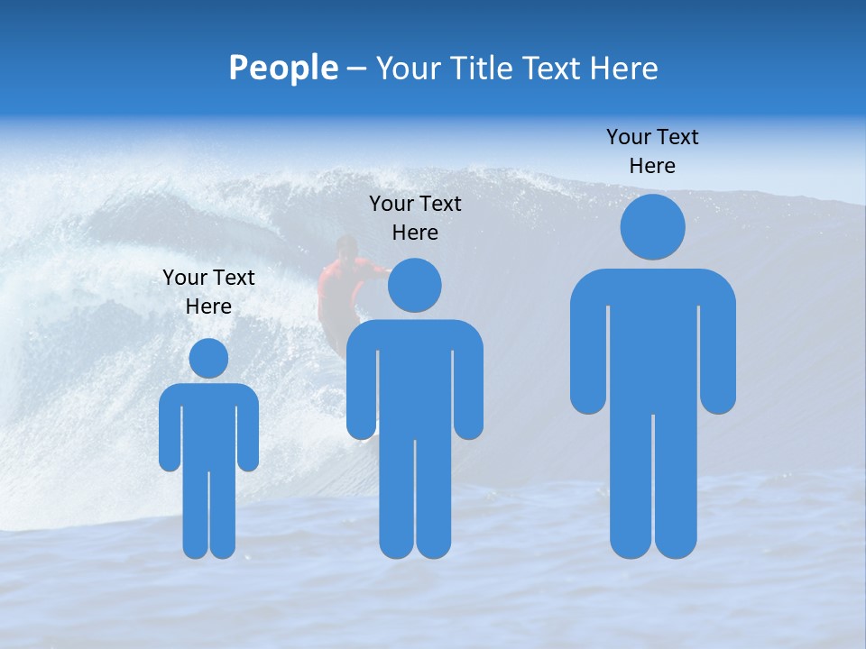 Lifestyle Sky Surfer PowerPoint Template