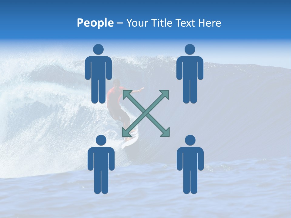 Lifestyle Sky Surfer PowerPoint Template