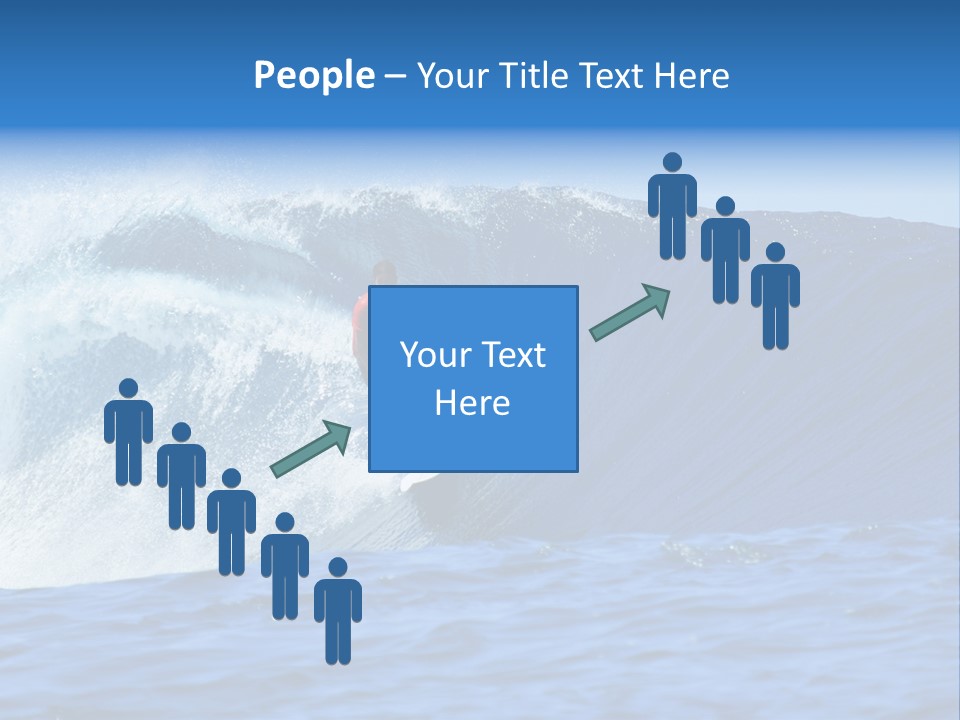 Lifestyle Sky Surfer PowerPoint Template