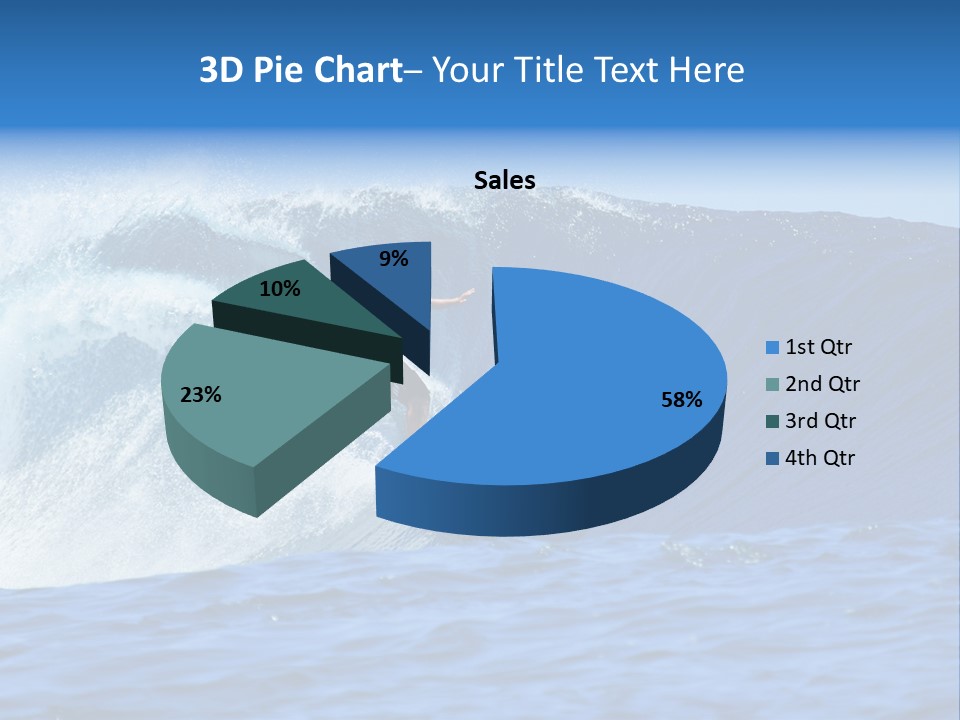 Lifestyle Sky Surfer PowerPoint Template